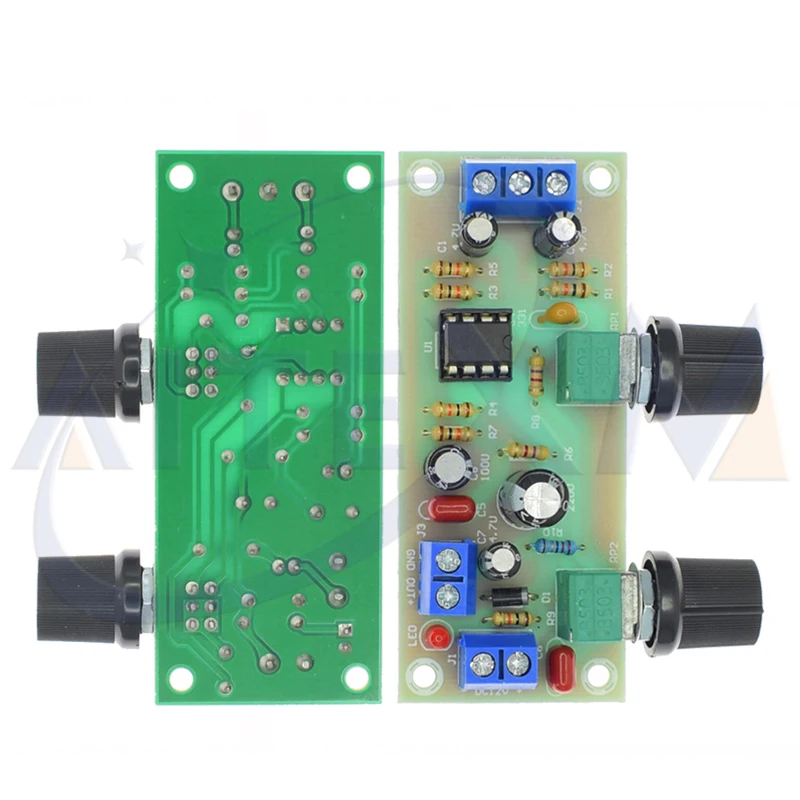 Placa de filtro de paso bajo de suministro único de alta precisión, placa preamplificadora Wubwoofer, 2,1 canales DC 10-24v 22hz-300hz