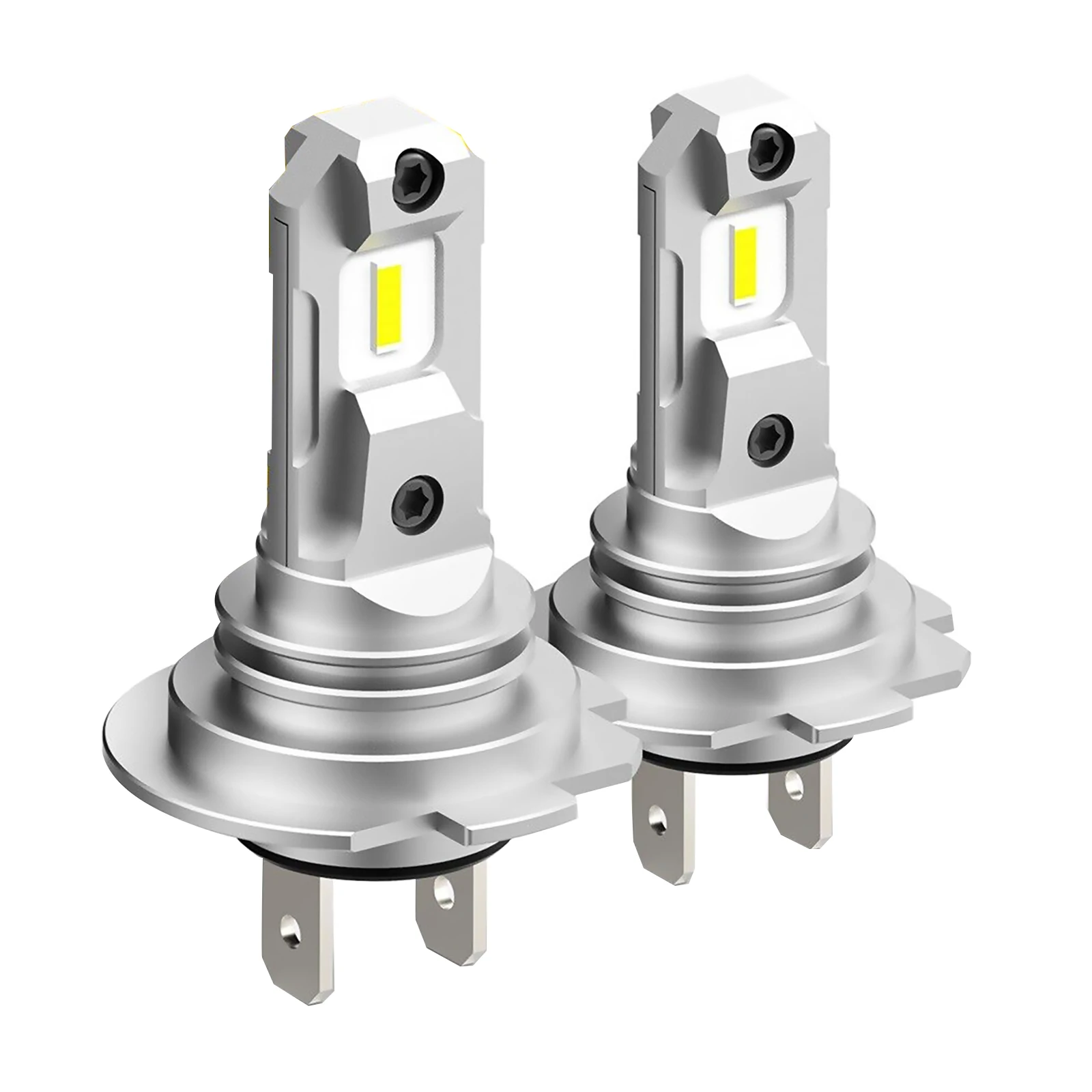 Bombilla LED H7 para faros delanteros de coche, minibombilla inalámbrica de 40W, 4000LM, 6500K, color blanco, 2 piezas