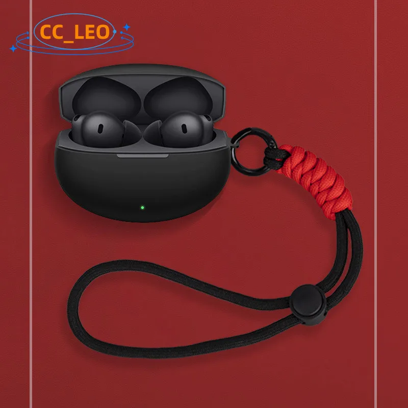 Funda para OPPO Enco X3s funda suave de silicona correa de nailon cordón adecuado para OPPO Enco X3s funda protectora de carcasa a prueba de golpes - imagen 2