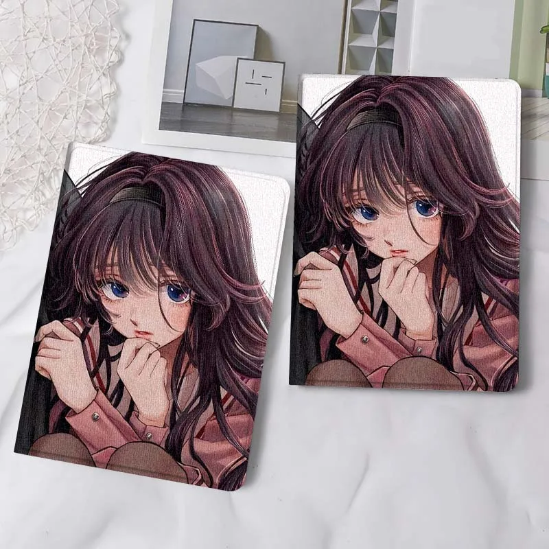 Anime Waguri Kaoruko para Lenovo Xiaoxin Pad Pro Tab M10 K10 Plus 3. ° Y700 Gen 11 11,2 11,5 12,7 8,8 pulgadas funda para tableta - imagen 2