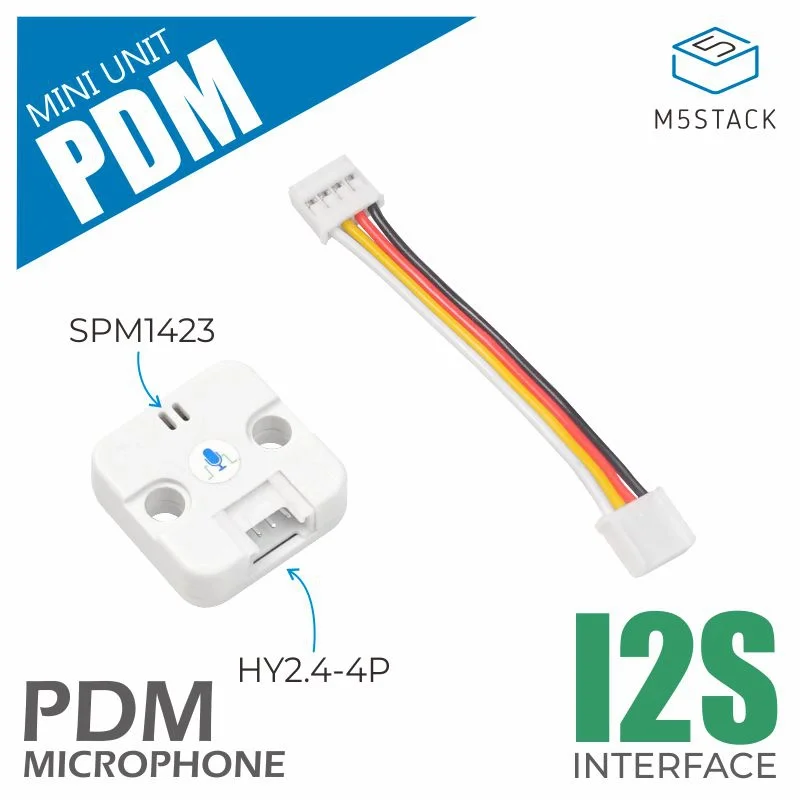 Unidad de micrófono oficial M5Stack PDM MEMS (SPM1423) - imagen 2