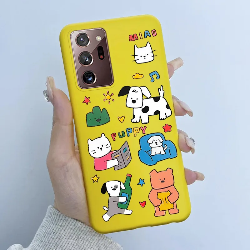 Para Samsung Galaxy Note 20 Ultra Funda suave de silicona TPU Funda de teléfono lindo astronauta Panda GalaxyNote20 20Ultra Coque Funda - imagen 3