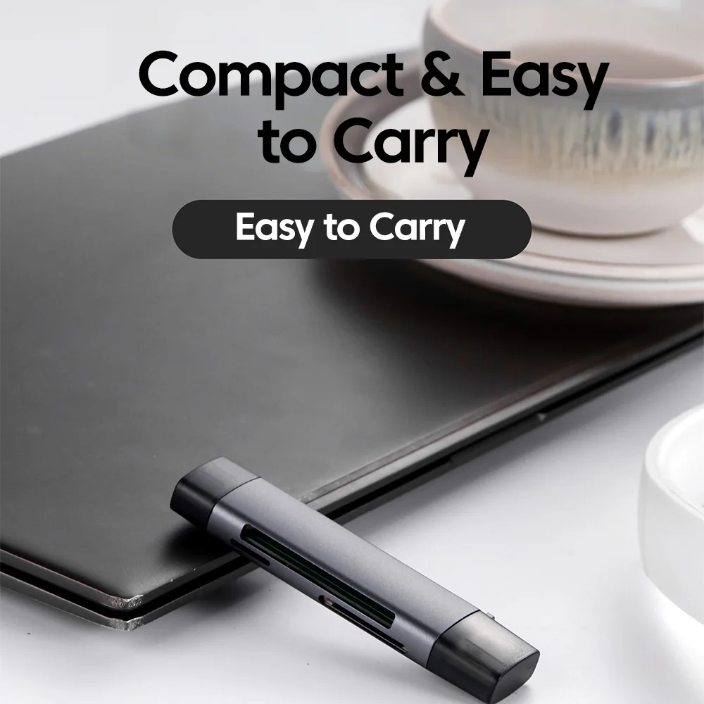 Lector de tarjetas USB tipo C 5 en 1 USB C a SD TF memoria CF lector de tarjetas unidad Flash USB adaptador de lector de tarjetas para PC portátiles Accesorios - imagen 5