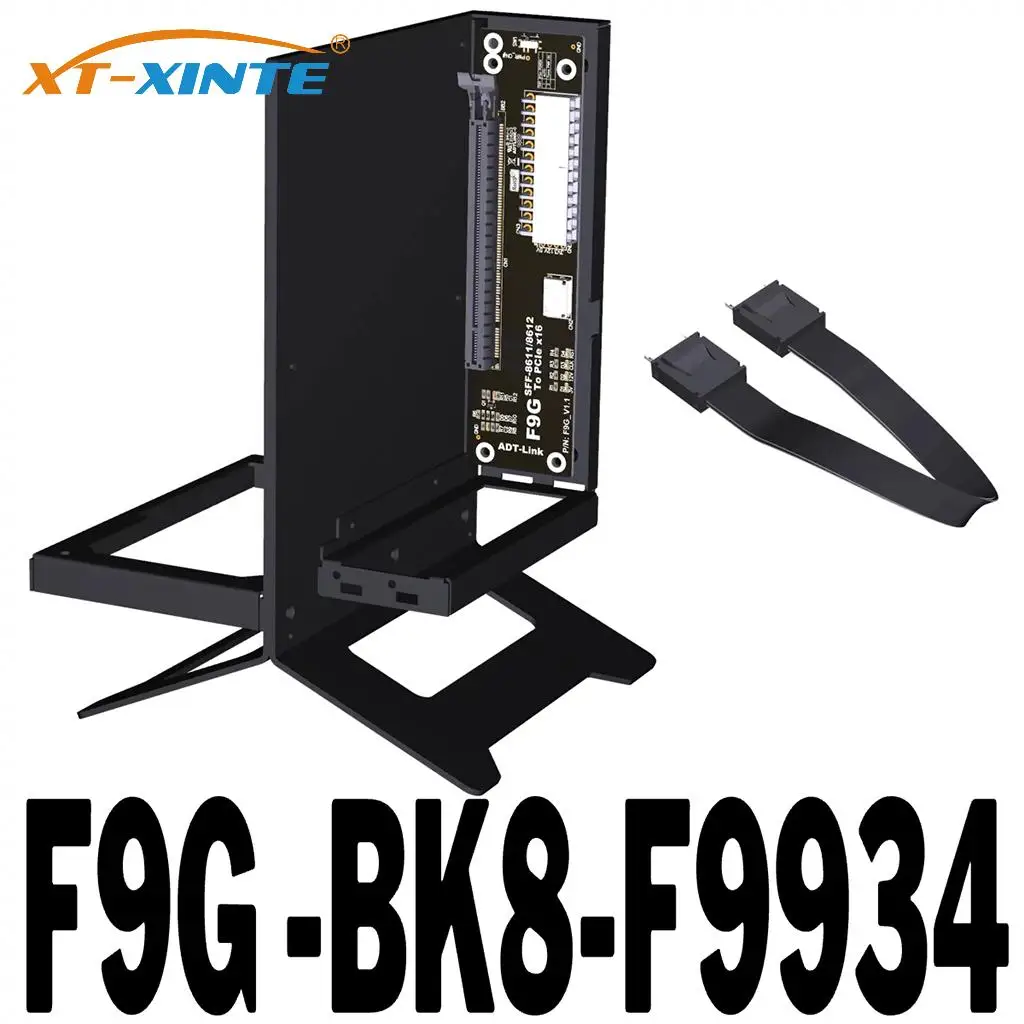 PCIe 4,0 F9G BK7 BK8 64Gbps OcuLink tarjeta gráfica externa para ordenador portátil estación de acoplamiento GPU para tarjeta adaptadora M.2 NVMe a SFF-8612