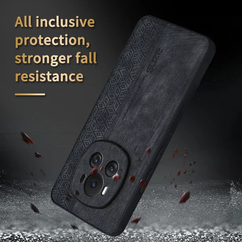 Para Honor Magic 6 Pro Funda de cuero de lujo para teléfono móvil Elite a prueba de golpes para Honor Magic6 Lite funda protectora para teléfono - imagen 5