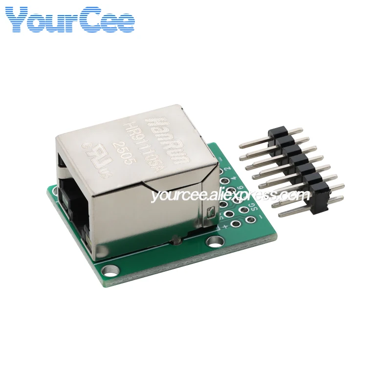 2 uds/1 unidad HR911105A con luz LED RJ45 puerto de red módulo de placa adaptadora conector Ethernet filtro de transformador de red - imagen 3