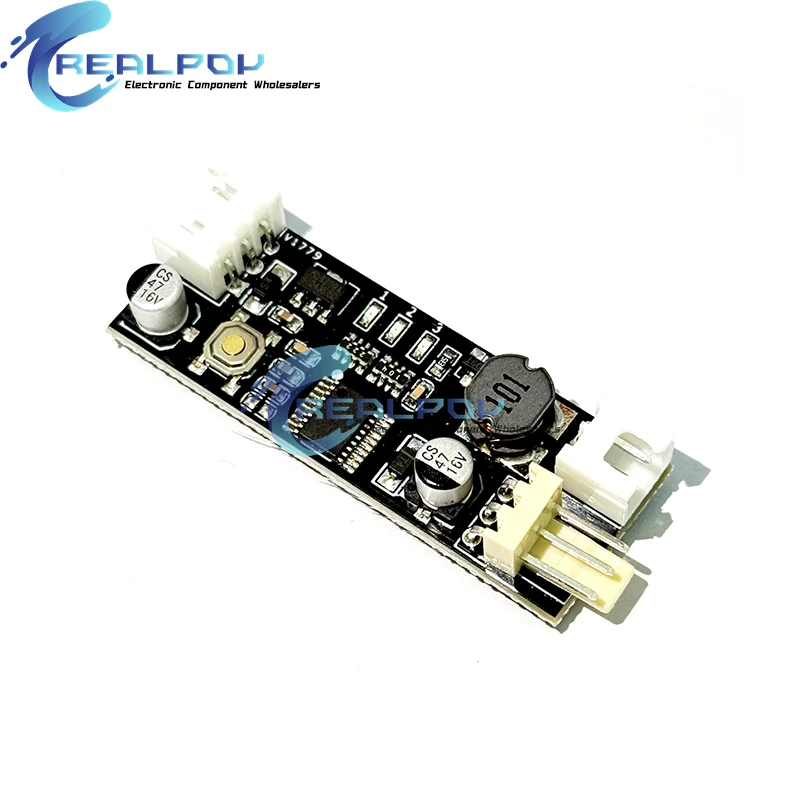 Individual 12V 0.8A DC PWM 2-3 cables ventilador Control de temperatura controlador de velocidad chasis ordenador módulo de reducción de ruido NTC B 50K 3950 - imagen 2