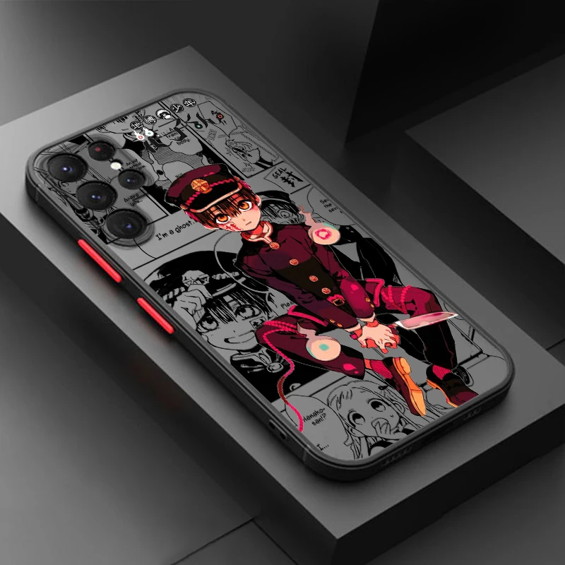 Funda de teléfono translúcida esmerilada, Hanako Kun para inodoro, Samsung A72, A54, A53, A52S, A34, A32, A33, A24, A23, A22S, A02 Lite - imagen 3