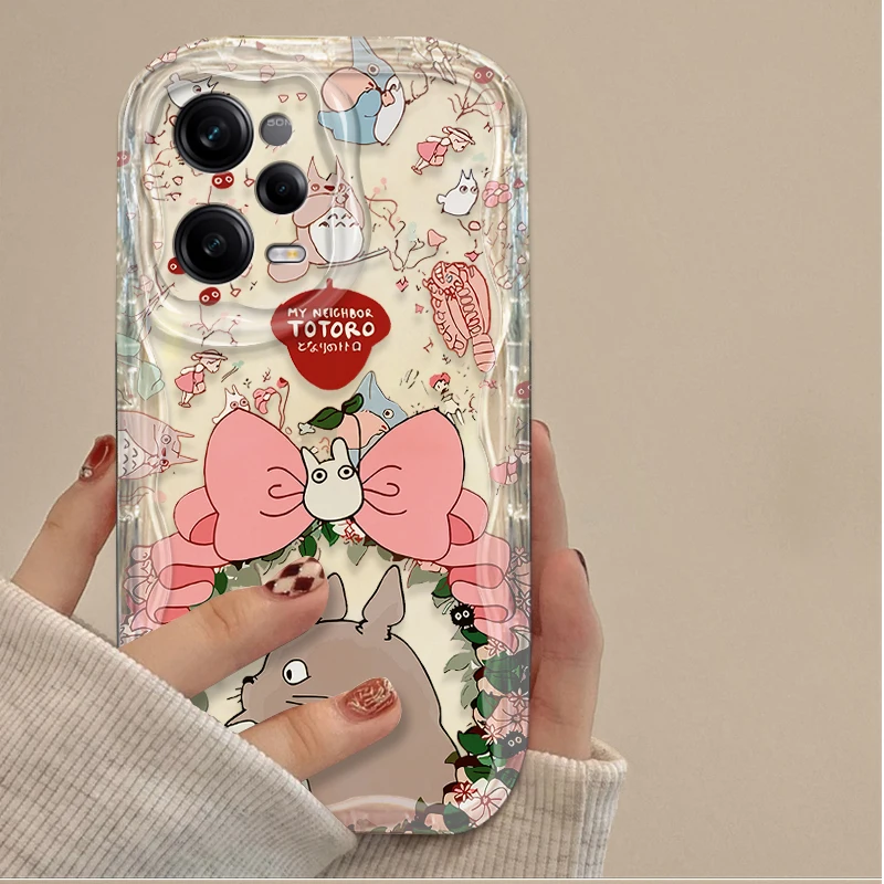 Funda T-TotoroS de dibujos animados para Xiaomi Redmi Note 13 12 Pro Plus 4G 5G 12S 11S 1110 10S 9 9S Redmi 14C 13C 12C A3 funda de silicona - imagen 2