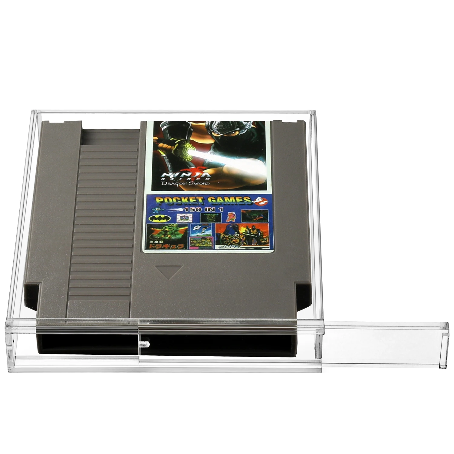 Para estuche de cartucho de juego acrílico NES - Caja de almacenamiento de exhibición transparente para tarjetas Nintendo NES - imagen 2