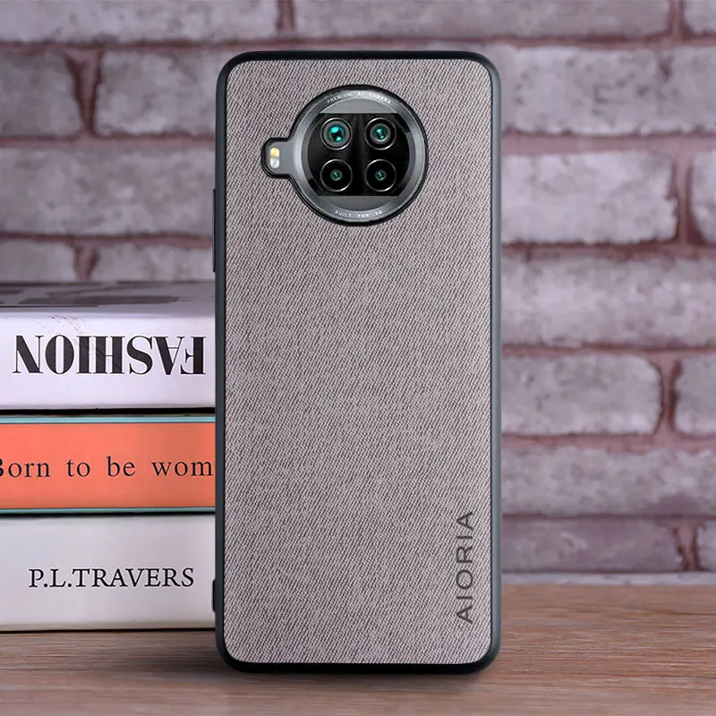 Funda textil para Xiaomi mi 10T Lite 5G TPU suave con PC dura material 3 en 1 tacto perfecto - imagen 5