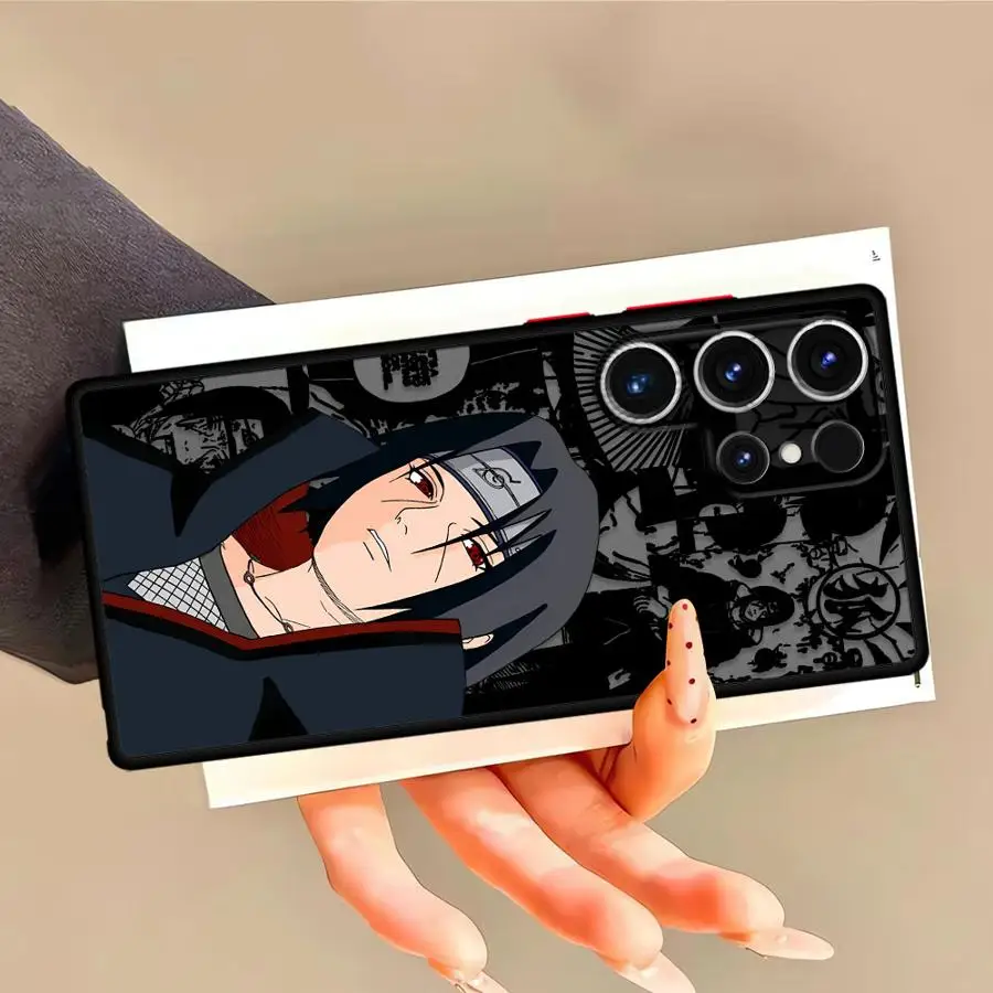 N-Narutos Uchiha Itachi TPU Funda para Samsung Galaxy S10+ S20 FE S9 Plus S23 S22 Plus S25 Ultra S24 Ultra S21 S21 5G - imagen 2