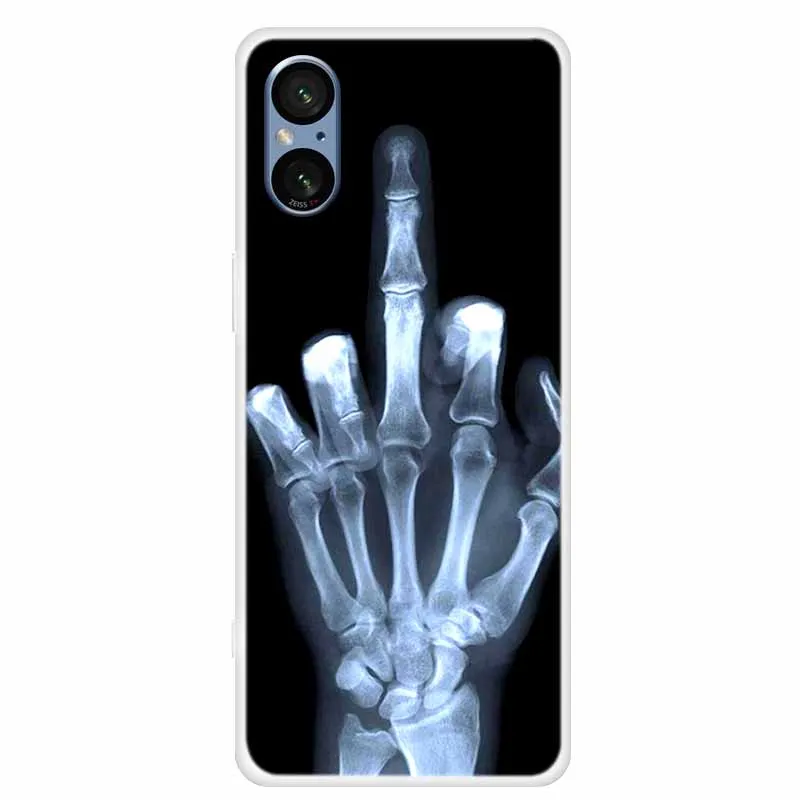 Funda trasera de silicona para teléfono móvil, carcasa transparente y suave de TPU, a la moda, para Sony Xperia 5 V, 5G, Xperia5V, 5G, XQ-DE54 - imagen 5