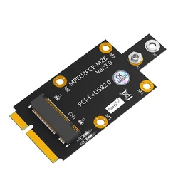 Conversor M.2 Key B a Mini PCI-E WWAN 4G/5G Nano SIM y USB 2.0