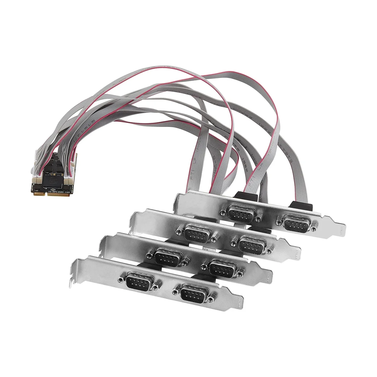 IOCREST Mini PCI Express 8 puertos serie tarjeta controladora Mini PCIe DB9 RS232 adaptador Mini PCI-E COM tarjeta 15 KV protección ESD - imagen 4