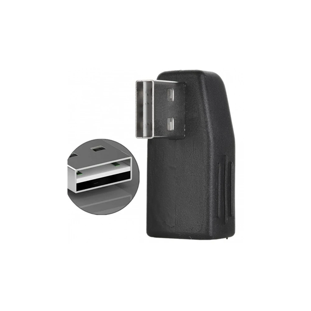 Conector adaptador macho hembra USB 2,0 A de 90 grados con ángulo izquierdo/derecho/abajo/arriba para PC portátil, durabilidad y rendimiento estable