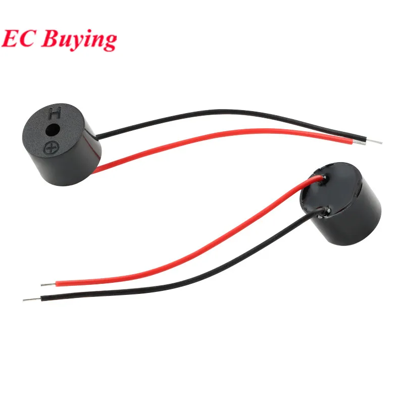 10 uds/1 ud. 12X9,5mm zumbador activo electromagnético 12V 12*9,5 MM altavoz Aarm altavoz con Cable - imagen 2