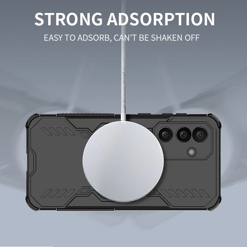 Funda de teléfono con disipación de calor para Samsung Galaxy M56 5G, pieza de atracción magnética para Samsung M56 5G чехол, Funda trasera - imagen 2