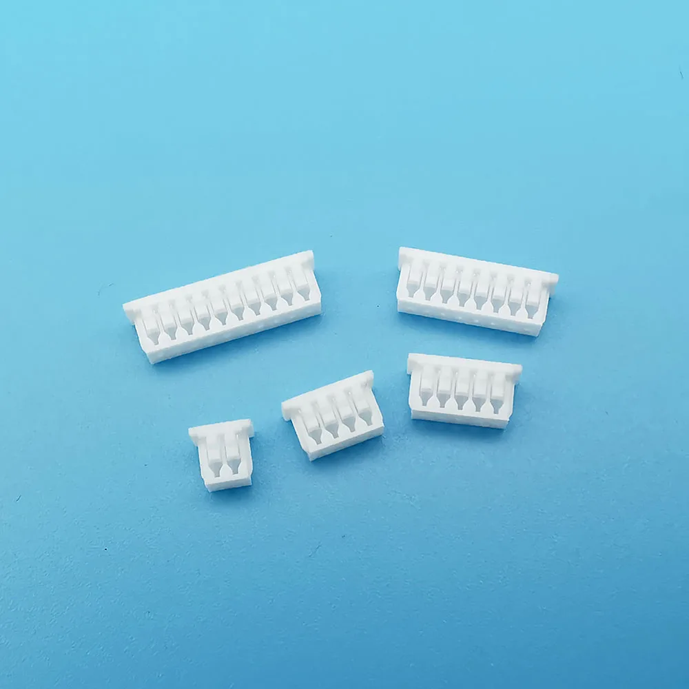 100 micro jst 1,25 mm 2p 3p 4p 5p 6P 7p 8P 9P 10 pin macho - hembra conector carcasa pin cabeza doblada / aguja recta - imagen 3