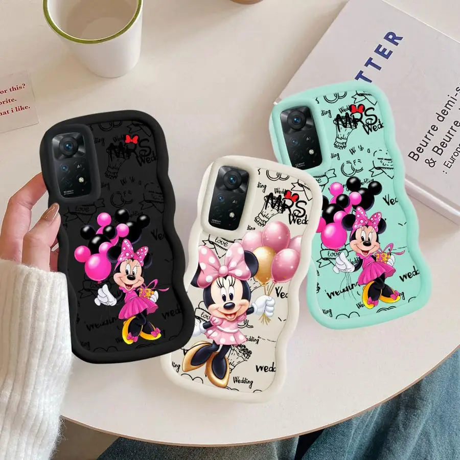 Funda de teléfono suave de Minnie bonita de Disney para Xiaomi Redmi Note 10 11 13 Pro Plus 9 12 14 Pro 8 9S 10S - imagen 5