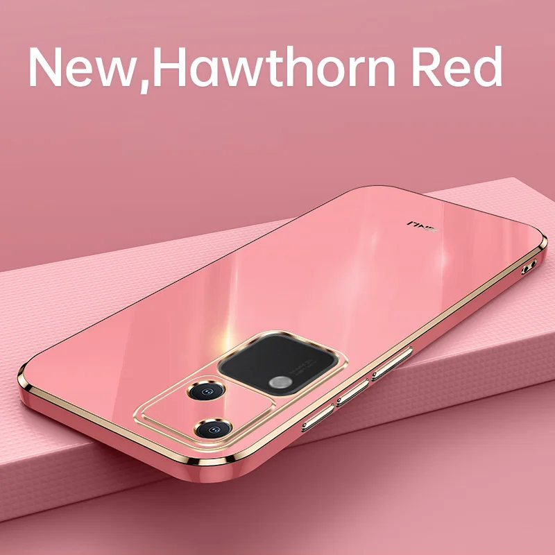 Para Vivo S18 5G funda suave de TPU para Vivo S18 5G cubierta protectora de cámara antihuellas - imagen 4