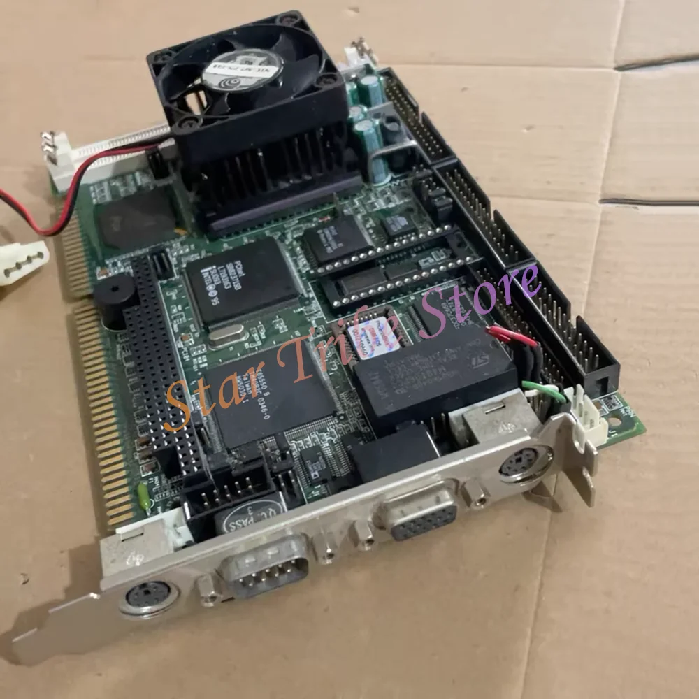 Placa base de control industrial 586 medio larga ISA 71Y8820 con memoria de CPU NEAT-575 REV:A2