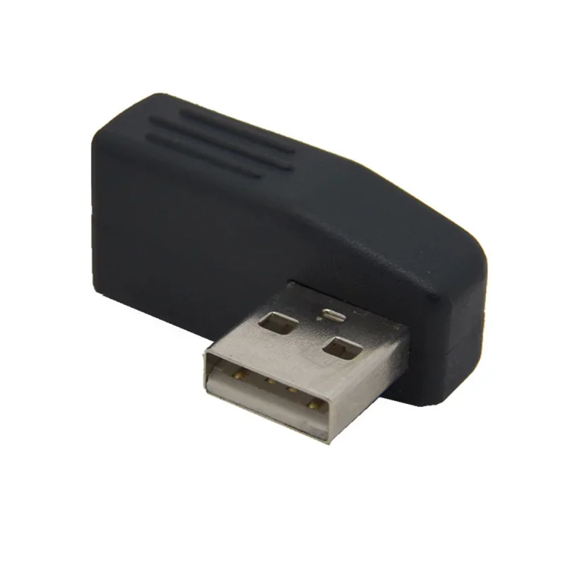 Conector de extensión adaptador USB 2,0 A macho a hembra, doblado en ángulo izquierdo/derecho/arriba/abajo de 90 grados, para ordenador portátil - imagen 3