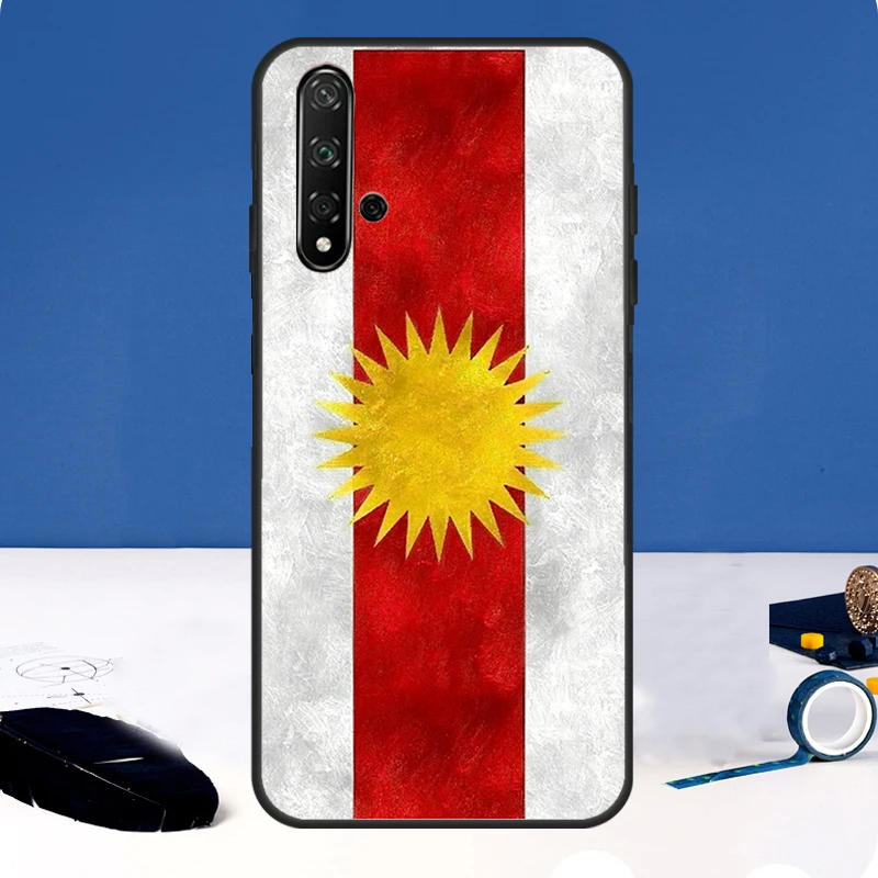 Funda con bandera de Yazidis para Huawei Nova 9 10 SE 3i 7i 8i 11i 12i Y60 Y61 Y70 Y72 Y73 Y90 Y91 P20 P30 P40 Lite - imagen 5