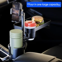 Bandeja Organizadora Giratoria Coche – Soporte Móvil Portavasos