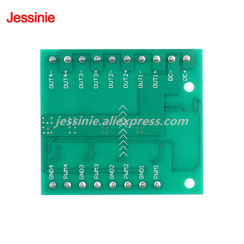 MOS FET F5305S 60N03 controlador de interruptor de disparo de pulso de 4 canales entrada PWM constante para Motor LED aislamiento optoacoplador de 4 vías DC DIY - imagen 5