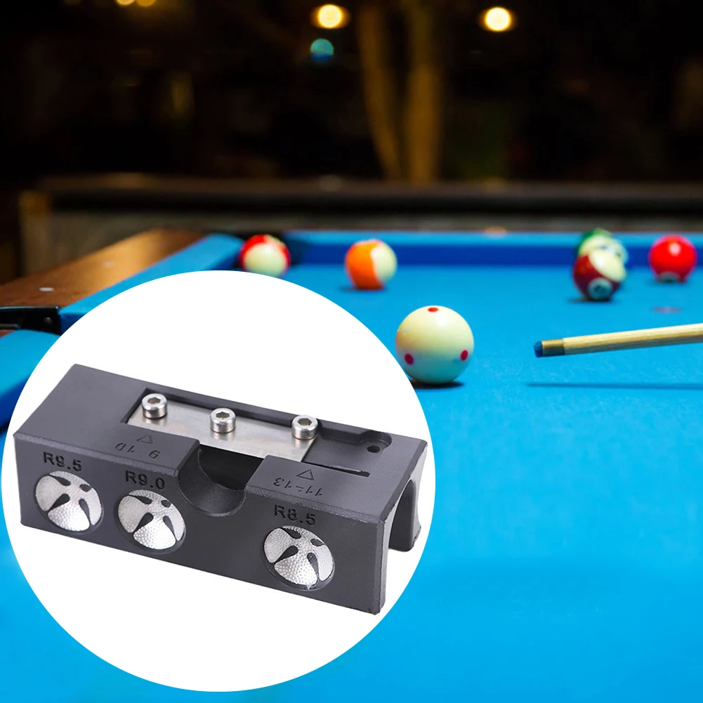 Herramienta de punta de taco de billar multifuncional 9 en 1, herramienta de reparación de Taco de billar, pulidor de arco, herramienta de reparación de varilla - imagen 3