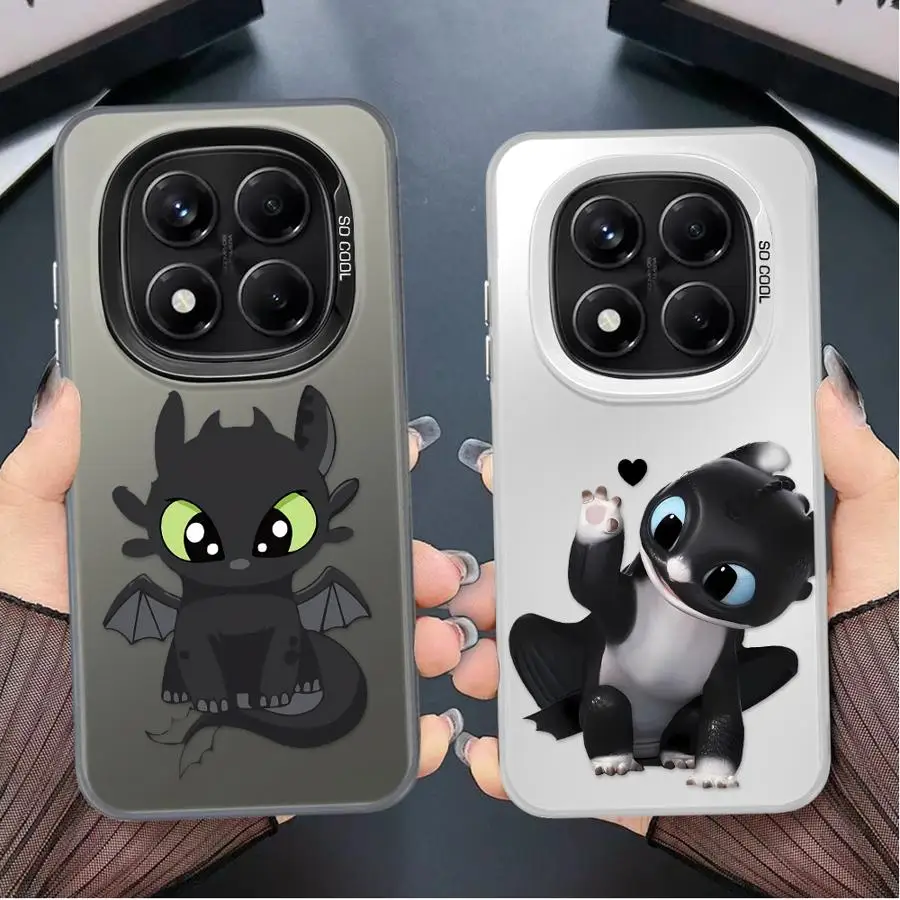 Funda de teléfono para Xiaomi Redmi Note 11s 12 13 14 Pro Plus 10 11 Pro 10s funda suave dibujos animados lindo dragón - imagen 3