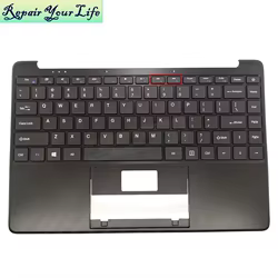 Reposamanos con Teclado US para Teclast F7 Plus y F7 Plus 2