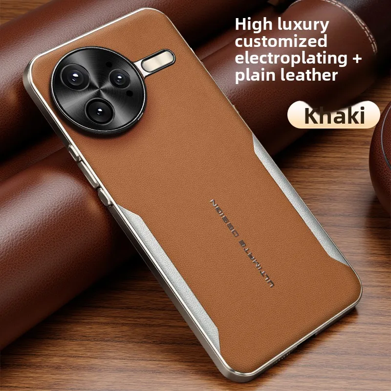 Para Xiaomi POCO F7 Ultra funda de lujo de cuero PU funda protectora trasera para Xiaomi POCO F7 Pro F7Ultra carcasa de teléfono - imagen 3