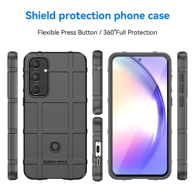 Funda de TPU con escudo resistente a prueba de golpes para Samsung A56 A36 A26 A16 A06 A15 5G A25 A35 A55 A34 A54 Funda protectora Coque Capa - imagen 2