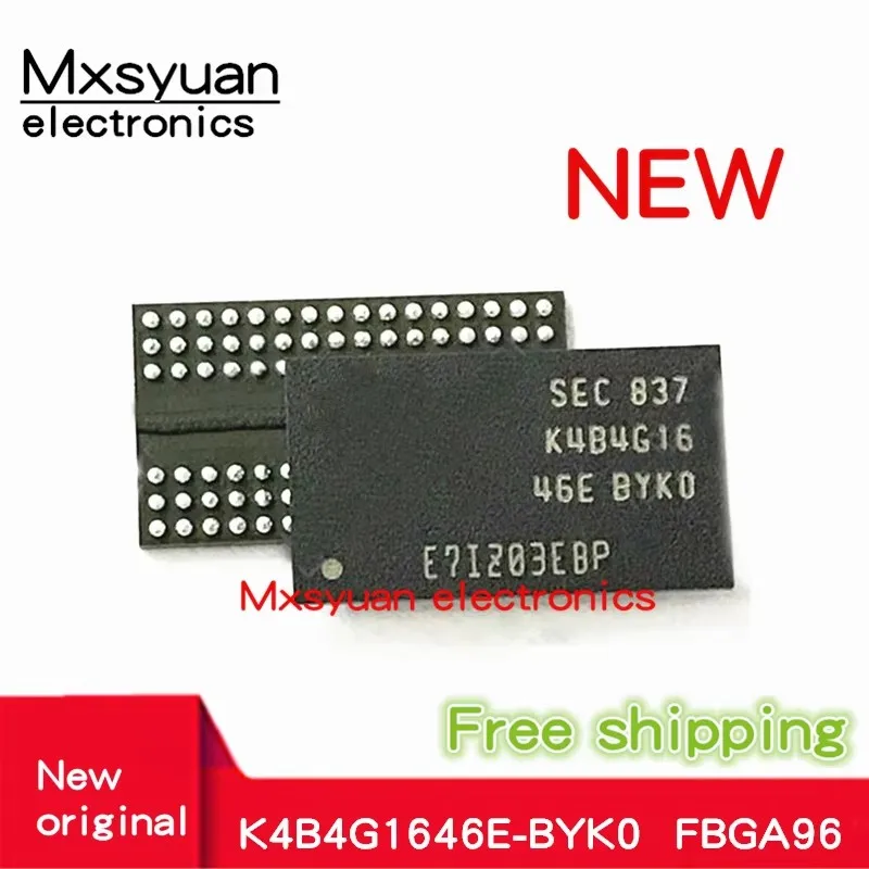 5 uds 100% nuevo original K4B4G1646E-BYK0 K4B4G1646E-BYKO K4B4G1646E K4B4G16 BGA 512M Mxsyuan