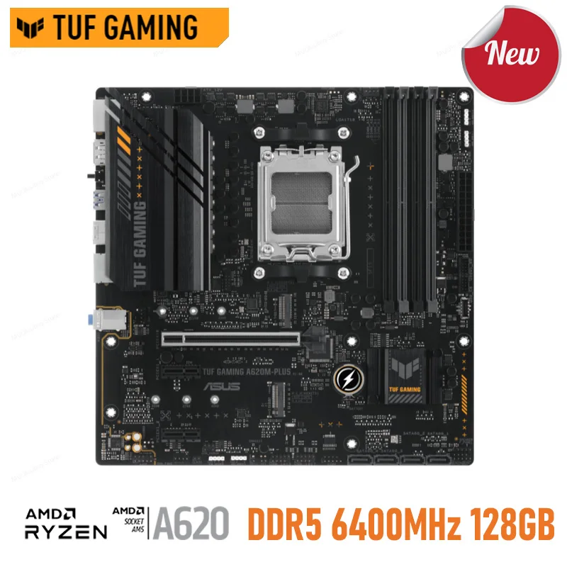 ASUS-placa base de A620M-PLUS para juegos, dispositivo AMD A620 TUF con AMD Ryzen 5 7600X, Kit de CPU + memoria Kingston DDR5, 5600MHz, 32GB, novedad - imagen 2
