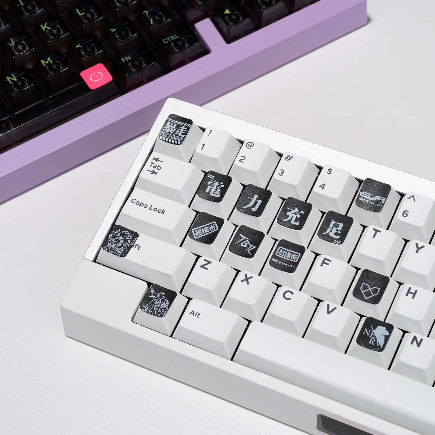 TBTL FPS DIY Teclado mecánico pegatina antideslizante absorción de sudor Anti engrase 56 Uds pegatina de protección Universal para teclas - imagen 4