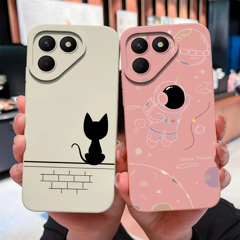 Para Tecno Pova 7 Pro Ultra 4G 5G Funda de teléfono patrones de diseño divertido carcasa de silicona líquida suave y suave para Tecno Pova7 Funda Coque