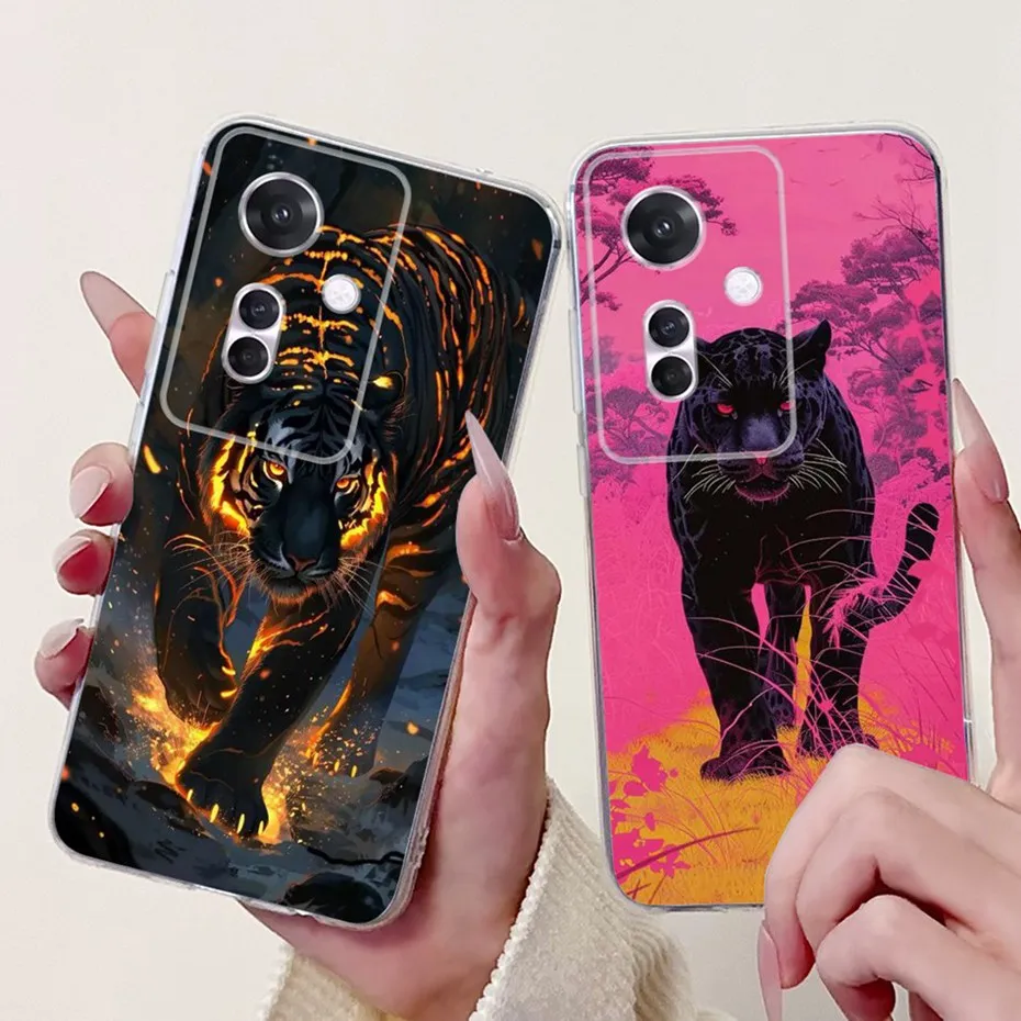 Nuevo diseño de funda de teléfono para OPPO Reno11 F 5G, funda trasera delgada de TPU transparente para Oppo Reno 11F CPH2603, fundas de silicona suave - imagen 5