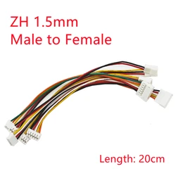 Cable adaptador JST ZH de 1,5 mm macho-hembra con extensión