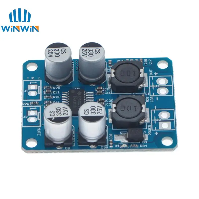 32Pin TPA3118 60W 12V 24V PBTL Mono placa amplificadora de potencia de Audio Digital módulo amplificador de potencia coche alta salida baja potencia - imagen 5