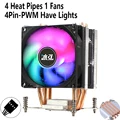 4Heat pipes 1Fan4pin