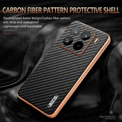 Funda Xiaomi 15T Pro con diseño de fibra de carbono
