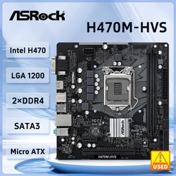 Placa Base ASRock H470M-HVS MicroATX Intel DDR4