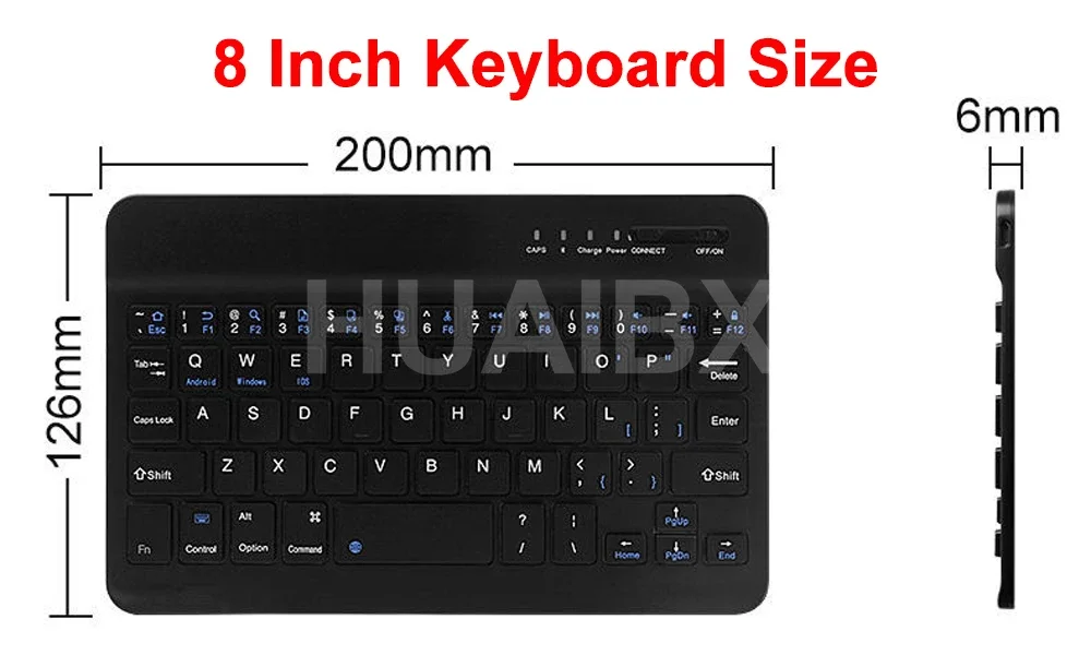 Funda con teclado para Samsung Galaxy Tab A7 Lite de 8,7 pulgadas