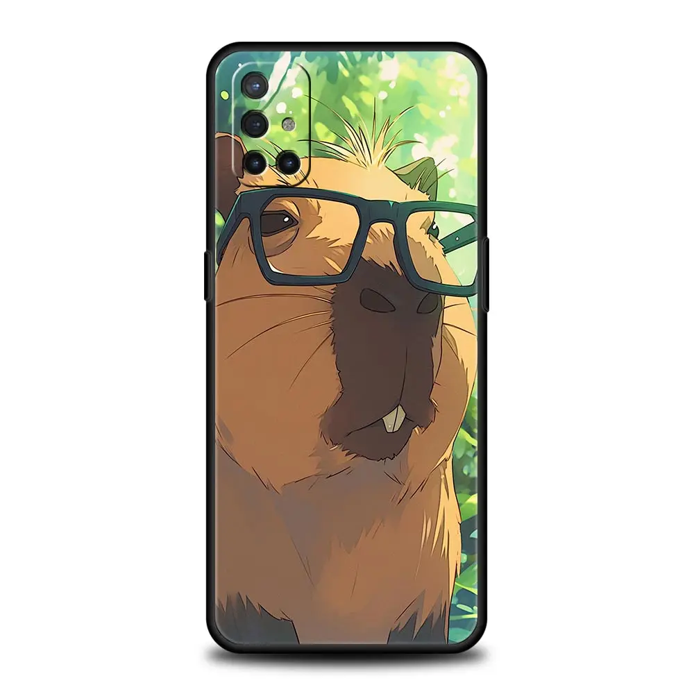 Funda de teléfono Anime Capybara Porpoise para OnePlus 13 12 11 10 9 8 7T Pro 13R 12R 10R 9RT 8T Nord N200 N30 2T CE 2 3 5G Lite - imagen 3