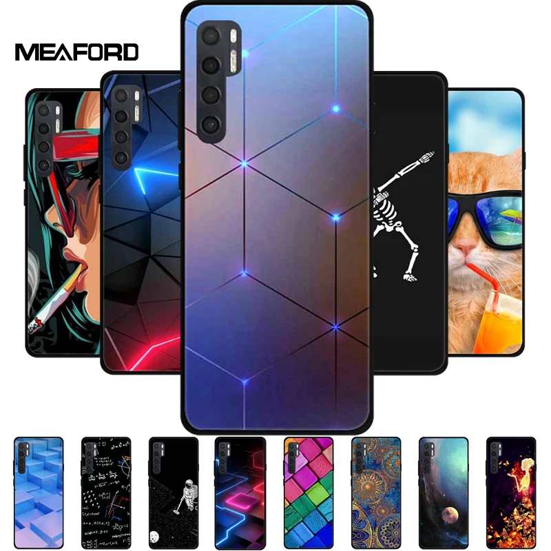 Para TCL 20 Pro 5G fundas de moda suave TPU fundas traseras de silicona para TCL 20Pro 5G funda trasera de gato de dibujos animados Coque parachoques TCL20Pro T810H