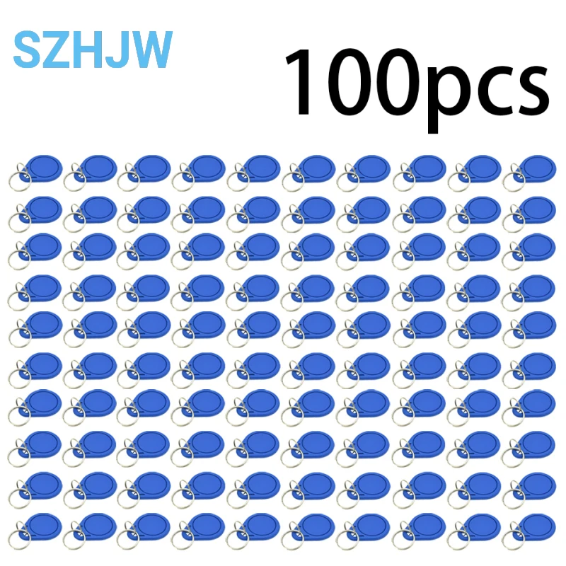 10-100 Uds 13,56 mhz IC UID RFID llavero repetido apagar ascensor inducción hebilla inteligente puerta comunitaria tarjeta de acceso de seguridad Nfc