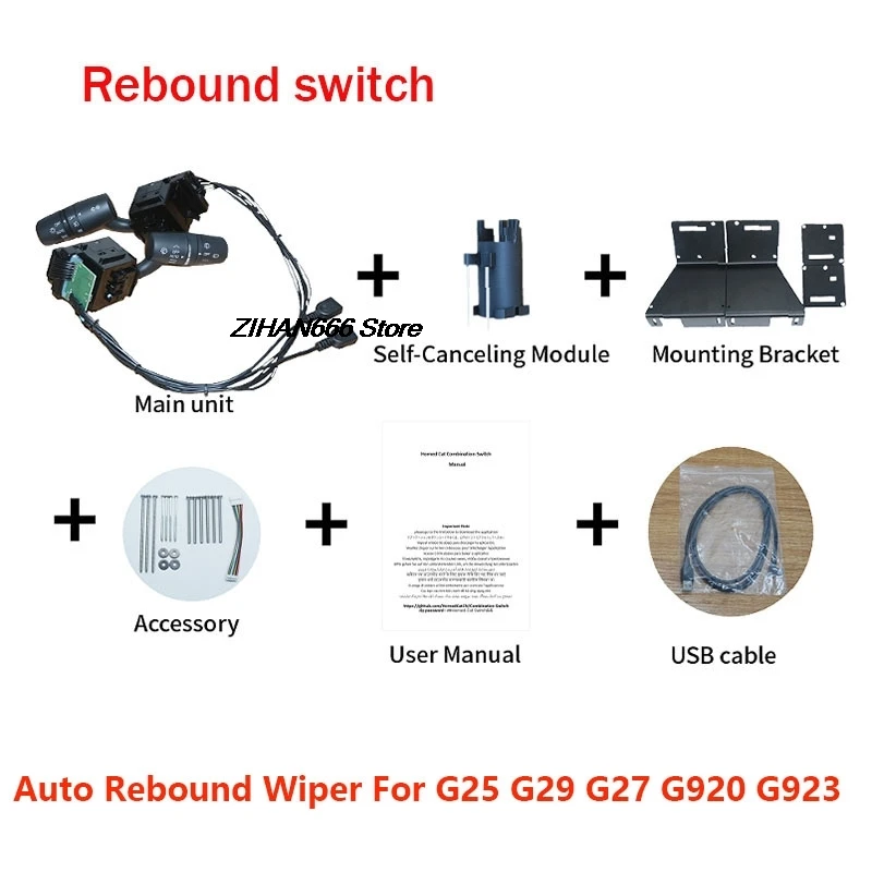Limpiaparabrisas de señal de giro del volante, interruptor de encendido de control de crucero de rebote automático para Logitech G29 G27 G920 G923 - imagen 2